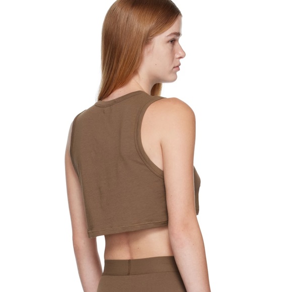Skims Boyfriend Sleep Crop Tank - Picture 2 of 4